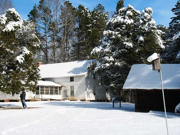 Rockcliff Farm in winter.